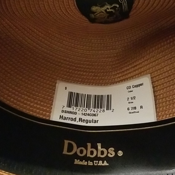 DOBBS HARROD STRAW HAT - Picture 5 of 7